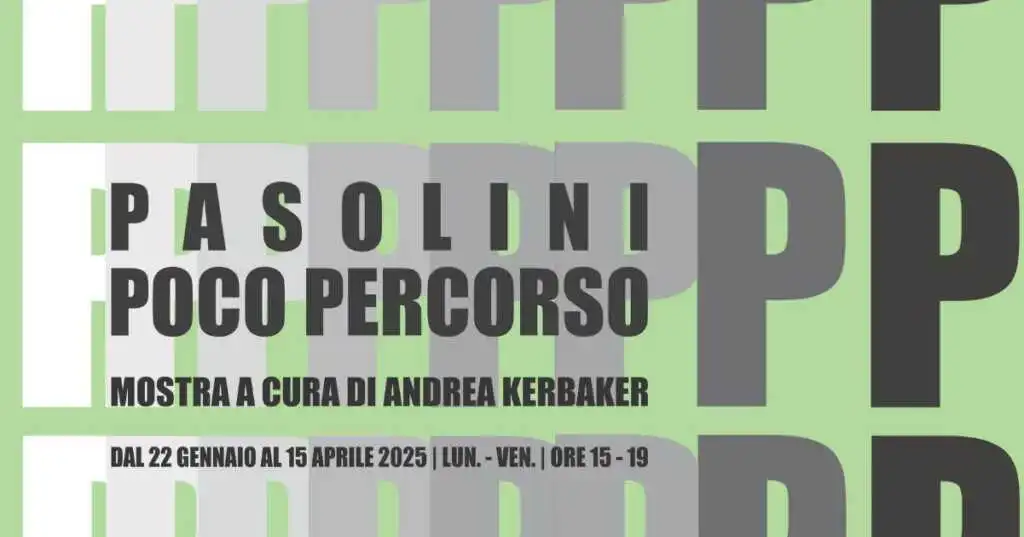 La mostra Pasolini Poco Percorso un viaggio tra scritti dimenticati