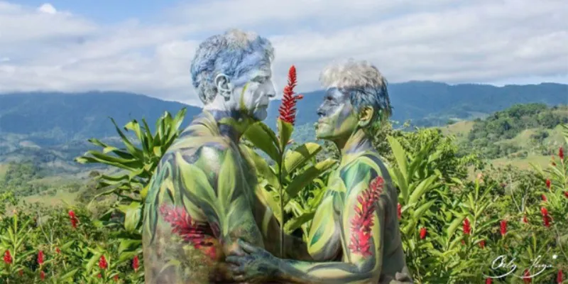 Body painting ed arte s’incontrano nell’opera della fotografa Orly Faya