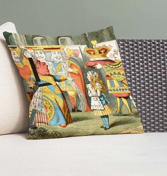 La regina di cuori – John Tenniel – Cuscino arredo