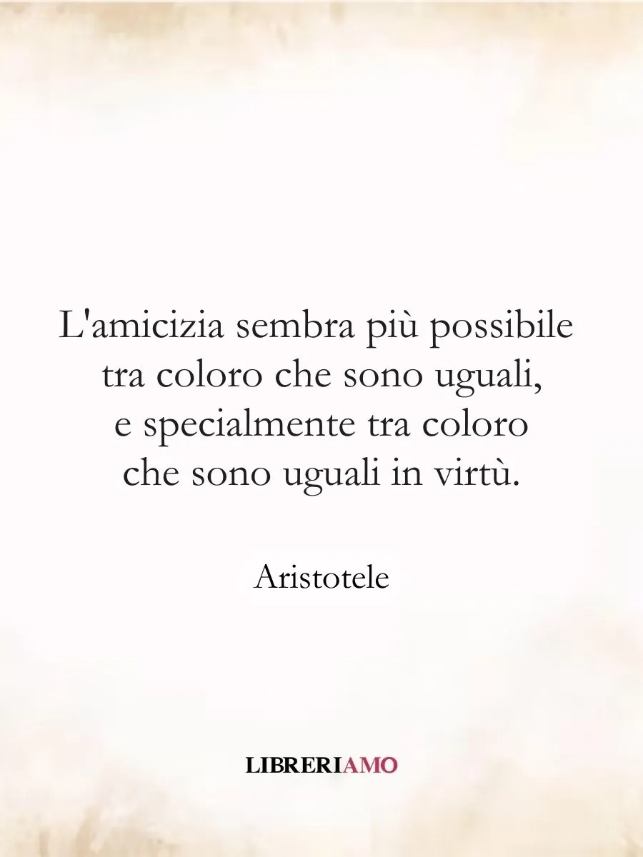 frase amicizia aristotele