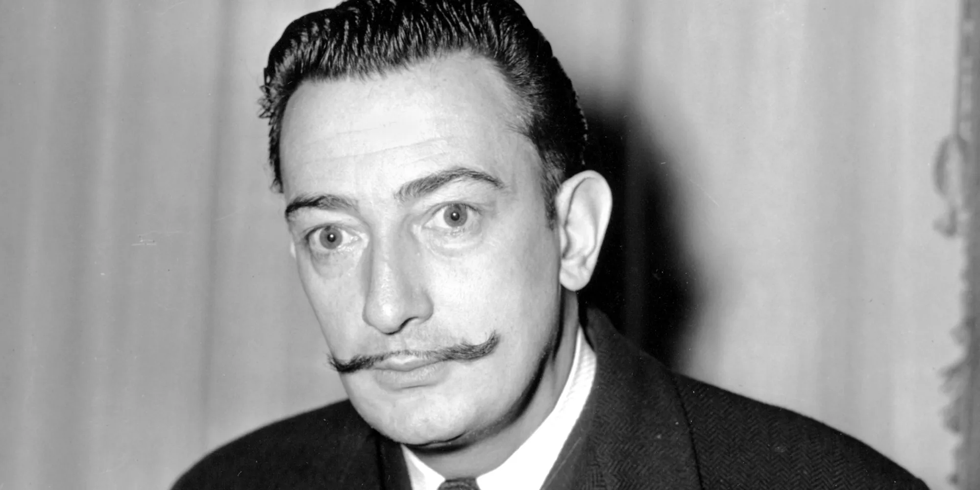 Surrealist painter, Salvador Dali is seen in New York on Nov. 4, 1942. (AP Photo)