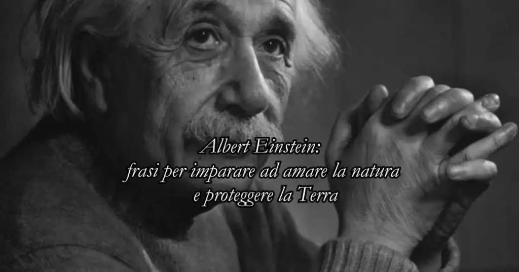 10 frasi di Albert Einstein per imparare ad amare la natura e proteggere la Terra