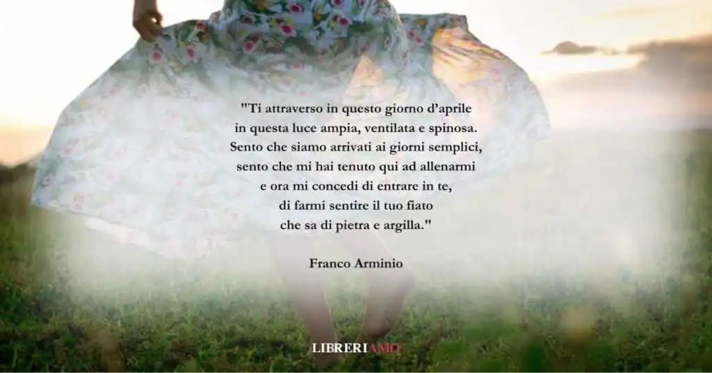 I versi di Franco Arminio su un aprile che sta finendo