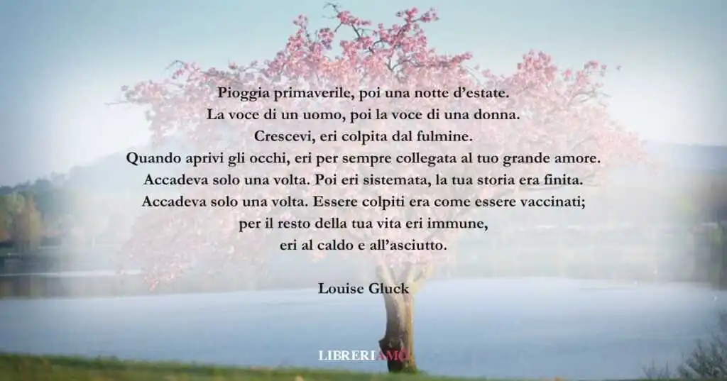 I versi di Louise Gluck tra amore e primavera che sboccia