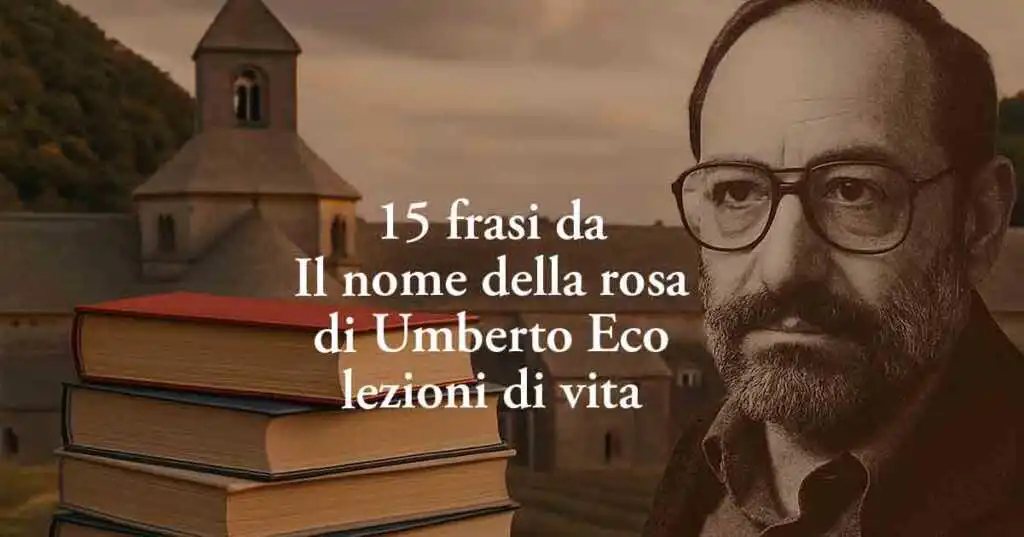 15 frasi da Il nome della rosa di Umberto Eco considerate lezioni di vita