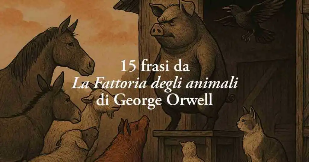 15 frasi da La fattoria degli animali di George Orwell che svelano la verità sul potere