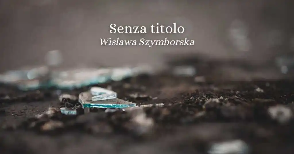 “Senza titolo” (1962), la poesia di Wislawa Szymborska che racconta la fine di un amore