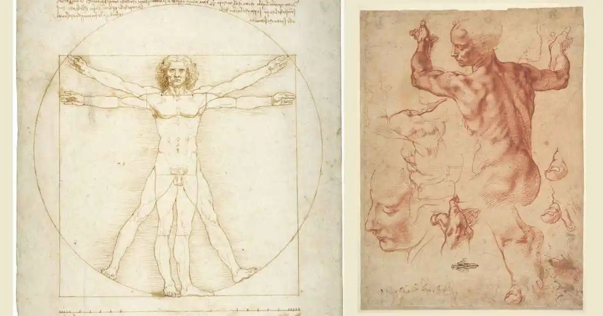 Corpi moderni opere imperdibili di Leonardo e Michelangelo in mostra a Venezia