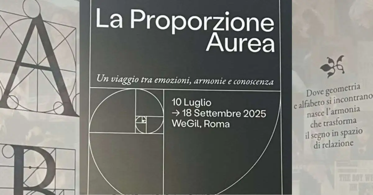 “La Proporzione Aurea, la mostra che indaga le connessioni tra arte, scienza ed economia